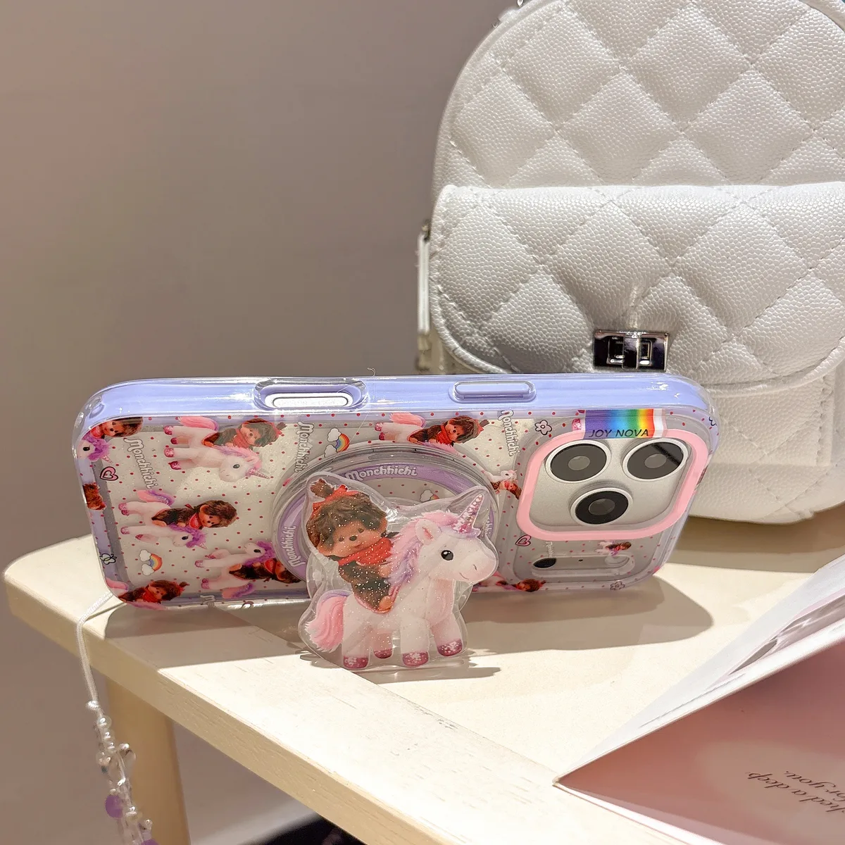 My Melody & My Sweet Pianos Clear Phone Case with Strap for iPhone 17 16 15 Pro Max